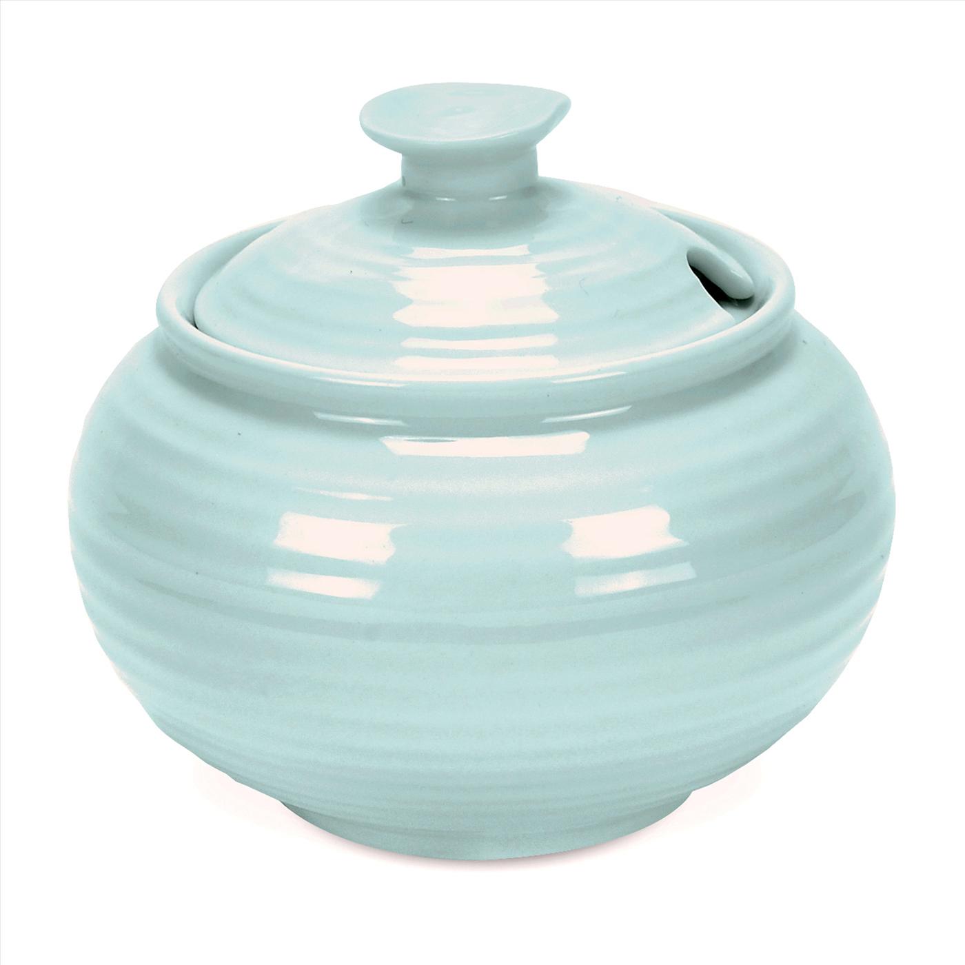 Covered Sugar Bowl- Celadon