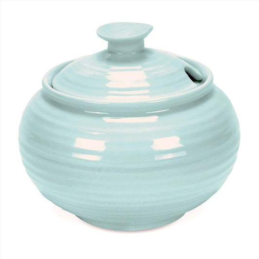 Covered Sugar Bowl- Celadon