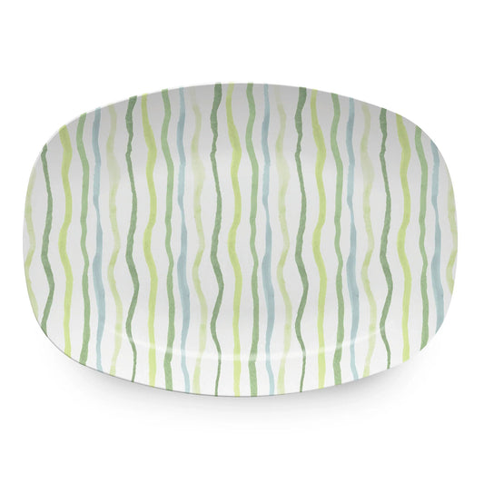 Green Stripe Tease Platter
