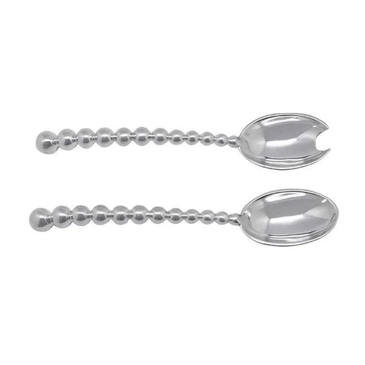 Large Pearled Salad Servers